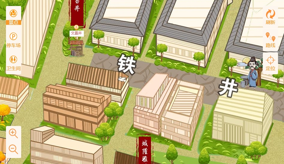 莲池智慧景区：手绘地图与语音导览的完美融合